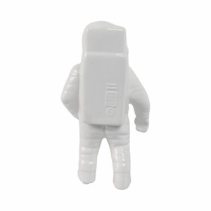 Statua in Ceramica di Astronauta, Scultura Decorativa Moderna per Casa, Ufficio, Bagno, Soggiorno - Product Image 4