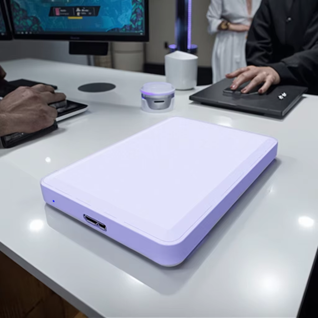 2.5 Inch USB-C 3.2 Gen 2 10Gbps SATA III 6Gbps Hard Drive Enclosure SSD Case 4TB Capacity Protective Plastic Storage Box