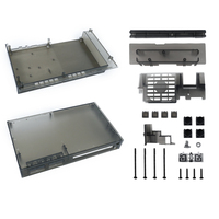 Boîtier de remplacement 3W en ABS transparent pour console de jeu rétro PS2 Fat (série 3xxxx) - Pièces de réparation personnalisables