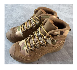 รองเท้าบูทข้อเท้า Asiaon รุ่น TSB1 ลายพราง CP สีน้ำตาล 4D สีกากี สีดำ สีเขียว มีสินค้าพร้อมส่งและสั่งทำได้ คุณภาพสูง - Product Image 2