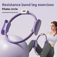 Cercle de Pilates personnalisé avec logo, équipement de yoga pour la résistance des jambes, en matériau TPE durable, pour le renforcement des fessiers et des muscles du plancher pelvien, pour la gym et le fitness