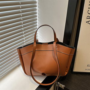 Nouveauté 2026 : <span class=keywords><strong>Sac</strong></span> fourre-tout grande capacité pour femme en <span class=keywords><strong>cuir</strong></span> PU <span class=keywords><strong>vintage</strong></span>, <span class=keywords><strong>sac</strong></span> à bandoulière 2-en-1 pour les trajets quotidiens - Product Image 1