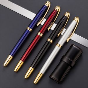 Custom Light Luxury Black Metal Ballpoint <b>Pen</b> with 1.0mm Tip Custom Logo for Business & Office Use - Product Image 6