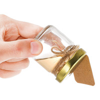 Custom Small Round Glass Jar Jam with Screw Lid