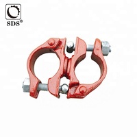 Fixations de serrage pour fonderie métallique, plaques de serrage doubles, fixations filetées zinguées pour connexion de connecteurs de tubes basse pression