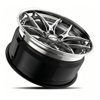 Jantes forgées en alliage 6061-T6 personnalisées, deux pièces, 18, 19, 20 pouces, 5x114.3, 5x112, 5x120, chromées, de luxe, pour BWM, Audi, Rolls-Royce