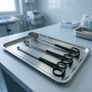 Ciseaux de dissection faciale Trepset en acier inoxydable, manuels, certifiés CE, compatibles USI, légers, réutilisables, FABRIQUÉS PAR ZUOL. - Product Image 4
