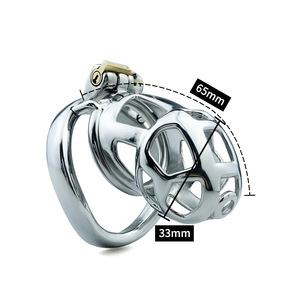 Dispositivo de Castidad Masculina FRRK, Jaulas para Pene, Serie Cobra, Metal, Acero Inoxidable, <span class=keywords><strong>Candado</strong></span> de Castidad Masculino, Jaula Sexual, <span class=keywords><strong>Candado</strong></span> para Pene para Hombres - Product Image 6