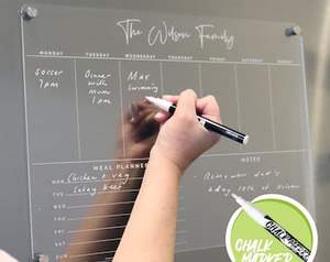 KESHINE pennarello <span class=keywords><strong>gesso</strong></span> liquido reversibile con punta obliqua della spazzola 4.5mm di larghezza carta cancellabile a secco e cancellabile a umido materiale plastico - Product Image 4