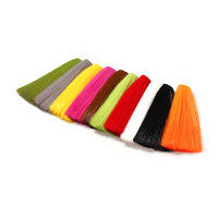 Leurre Streamer en Fibre de Queue de Cerf Artificielle Noué à la Main, Hameçon Jig en Plomb pour Pêche en Mer, Appât pour la Pêche en Haute Mer