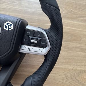Volante Negro Brillante para Toyota Land Cruiser LC200 LC300 Prado 120 150 <span class=keywords><strong>200</strong></span> LC79 LC70 LC76 FJ70 FJ79 FJ200 - Product Image 3
