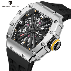 <span class=keywords><strong>PAGANI</strong></span> DESIGN 1738 Funky Top Rating Newest Trend Design Ready Stock Cronógrafo Mejor <span class=keywords><strong>precio</strong></span> Reloj de cuarzo para hombre con correa de silicona - Product Image 6