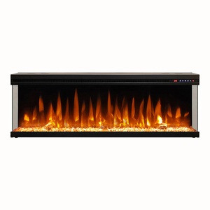 <span class=keywords><strong>Chimenea</strong></span> Eléctrica de Vidrio LONGHUA FLAME Empotrable de Pared Decorativa de 3 Lados con Opciones de 42" 50" 60" 72" - Product Image 5