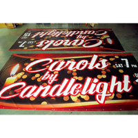 Banner colgante de pared de Pvc para publicidad, cartel de logotipo personalizado para exteriores