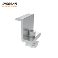 UISOLAR Penjepit Pemasangan Panel Surya Grosir 28mm 30mm 35mm Penjepit Antar Panel Surya Penjepit Ujung Aluminium Penjepit Tengah Panel Surya