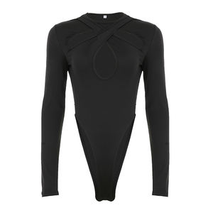 บอดี้สูทผู้หญิงขายส่งสุดฮิต แฟชั่นเซ็กซี่ ทันสมัย ดีไซน์เว้าลายพิมพ์เก๋ๆ สไตล์ลำลองเข้ารูปสำหรับฤดูใบไม้ร่วง - Product Image 6