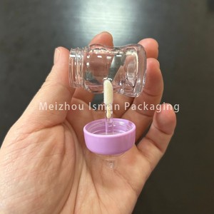 Envase de Brillo Labial con Forma de Biberón de Leche Vacío, Color Morado, Azul, Rosa, Amarillo, Verde, para Niños, 5 ml, Marca ISMAN - Product Image 4