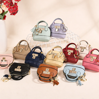 Porte-monnaie mini en cuir PU multicolore, porte-clés détachable, pendentif de sac à main, breloque de sac tendance, cadeau pour femme - Grande Vente