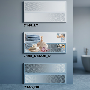 Carreaux muraux en céramique et porcelaine brillants 600x300mm, style classique moderne, numérisés 24x12, pour usage intérieur/extérieur dans les centres commerciaux et salles de bain - Product Image 5