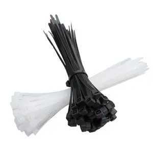 Кабельный органайзер 4,8*450 мм продвижение черный пластиковый нейлоновый кабельный стяжной кабель аккуратный