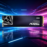 قرص صلب داخلي PUSKILL Black Diamond M.2 NVMe PCIe 3.0 SSD بسعة 1 تيرابايت لأجهزة الكمبيوتر المكتبية وألعاب الكمبيوتر