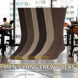Custom Merino Wool <b>Socks</b> Warm Winter Thermal Crew <b>Socks</b> Breathable <b>Moisture</b> Wicking Hiking Outdoor Casual <b>Socks</b> - Product Image 2