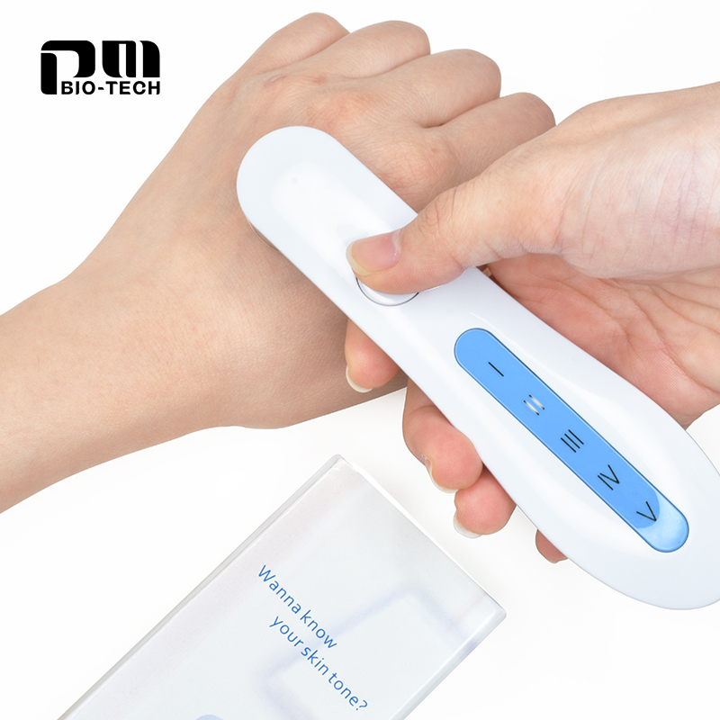 Лазерный тестер для красоты DEESS, портативный Лазерный анализатор тона кожи