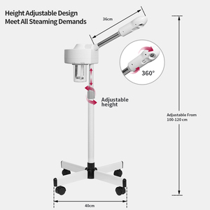 Bán buôn giá chuyên nghiệp nồi hơi cho nhà Spa làm sạch da với Hot Mist chức năng IONIC Ozone nồi hơi - Product Image 2
