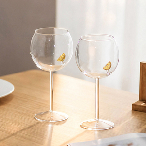 Verre à vin rouge <span class=keywords><strong>champagne</strong></span> citronné tridimensionnel <span class=keywords><strong>original</strong></span>, verre haut élégant, verre à vin doux rafraîchissant - Product Image 3