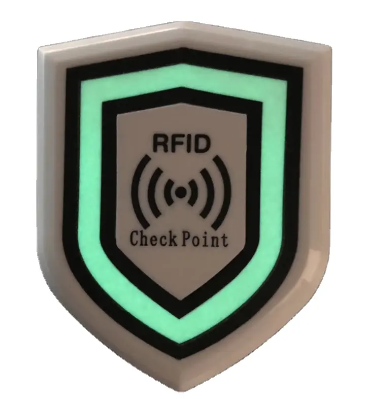 Controllo accessi guardia Tour Patrol System RFID Check point ID Round Coin Chip Card 125Khz EM RFID Tag