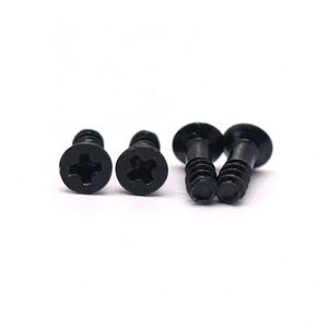 Tornillos de Cabeza Avellanada Métricos de Acero Inoxidable, con Ranura Cruzada, Galvanizados en Negro, M3 M4 M5, para Uso Industrial en Fijaciones y Ensamblajes - Product Image 2