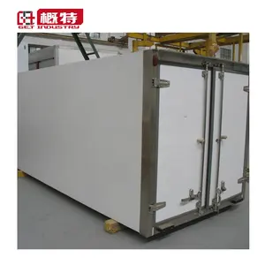 2450x1600x1500 用于 500kgs -1T 轻型卡车的带 FRP PU 夹芯板的冷藏和绝缘卡车箱