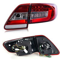 Luces Traseras LED de Repuesto para Toyota Corolla, Accesorios para Automóviles 2011-2013, Luces de Freno y Señal de Giro Secuenciales