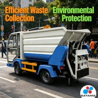 Camion benne électrique à crochet élévateur avec carrosserie en verre trempé, élégant et durable, vente en gros directe usine