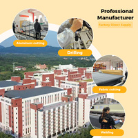 Persianas Enrollables de Tela de Poliéster Integradas Inalámbricas Newhoo, Automáticas, Opacas, con Bloqueo UV, Impermeables, Protección Solar, Ecológicas, para Bodas