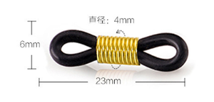 Moda all'ingrosso oro metallo Designer <span class=keywords><strong>occhiali</strong></span> da sole <span class=keywords><strong>occhiali</strong></span> <span class=keywords><strong>occhiali</strong></span> accessori <span class=keywords><strong>catena</strong></span> <span class=keywords><strong>occhiali</strong></span> estremità in Silicone di gomma per <span class=keywords><strong>catena</strong></span> di <span class=keywords><strong>occhiali</strong></span> - Product Image 2