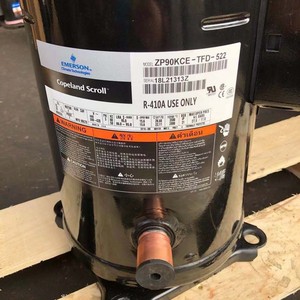 Compresseur à spirales Emerson Copeland ZP90KCE TFD 522 R410A, pièce de rechange neuve uniquement - Product Image 1