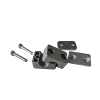 Pince de serrage simple pour tube, légère, en plastique et zinc, mesure métrique