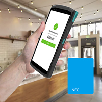 Máquina de pago MSR/IC/NFC, sistema POS Android, superduradero, con escáner de código de barras, HCC-CS20