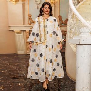 Nouvelle <span class=keywords><strong>Djellaba</strong></span> <span class=keywords><strong>Longue</strong></span> à Manches Longues Tendance - Product Image 2