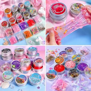 Fruit <b>Clear</b> Slime Putty Toy Scented <b>Jelly</b> Colorful Stretchy Soft Kids Birthday Favor Gift Shop Counter Mini Tin Box - Product Image 2