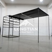 Auvent de voiture à 90 degrés, robuste, imperméable, en aluminium, pour camion, SUV, 4x4, camping, extérieur