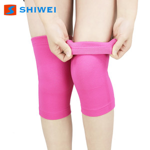 Genouillère Shiwei noire élastique respirante unisexe pour la protection sportive et le soulagement des entorses - Product Image 2