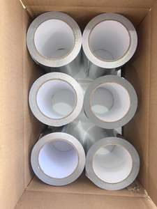 Tuyaux d'échappement idéaux Ventilation noire <span class=keywords><strong>de</strong></span> feu Ruban <span class=keywords><strong>de</strong></span> réparation auto-adhésif résistant à la chaleur Ruban <span class=keywords><strong>de</strong></span> conduit en feuille d'aluminium 30u - Product Image 6