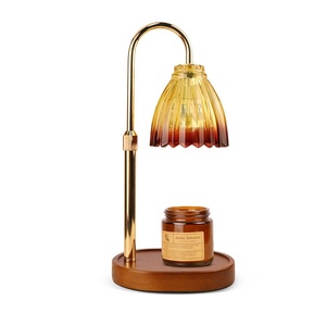 Nouveau modèle 2026 – <span class=keywords><strong>Lampe</strong></span> à bougie aromatique vintage en bois massif avec veilleuse – Luxe haut de gamme pour salon et chambre à coucher - Product Image 6