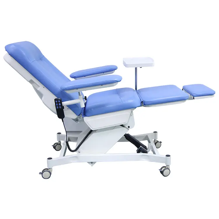 Роскошное высококачественное Электрическое Кресло для диализа, кресло для переливания крови, кресло для сбора крови