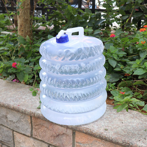 5L-15L Ngoài Trời Ráp Xô Nước Túi Cắm Trại Có Thể Gập Lại Container Nước Uống Đa Chức Năng Lưu Trữ Chai - Product Image 2