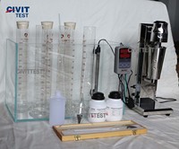 Ensemble d'analyse granulométrique du sol Hydromètre Agitateur de sol