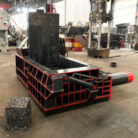 Presse à balles hydraulique de 125 tonnes pour la ferraille, compacteur de rebuts d'acier, de cuivre et d'aluminium, machine de recyclage horizontale