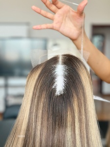 Peluca Mini de Cabello Humano Virgen Europeo con Frente de Encaje para un Aspecto Natural y Voluminoso - Product Image 6